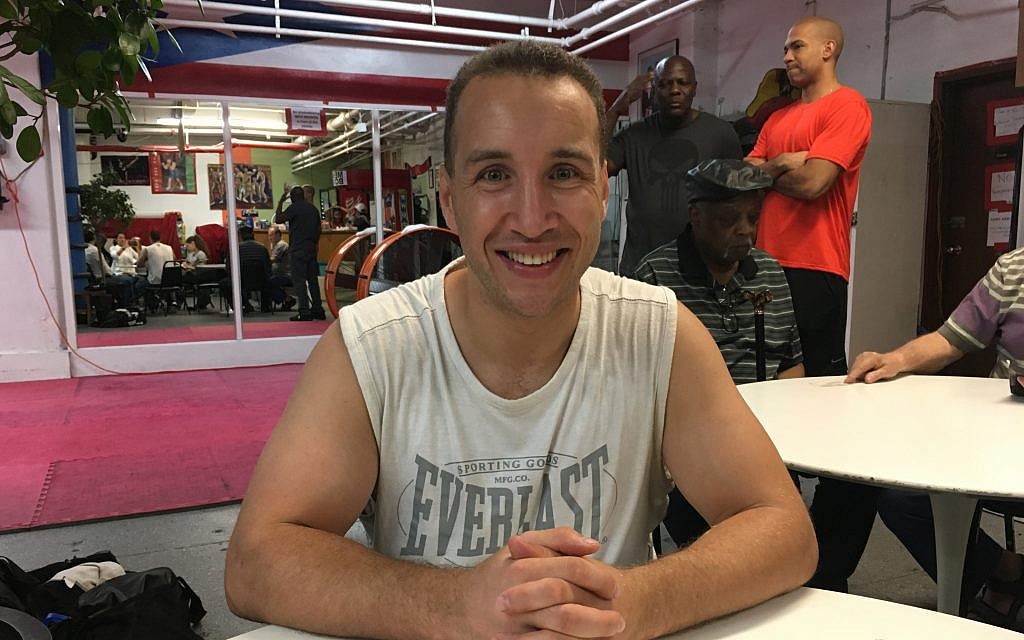 Boyd Melson at Mendez Boxing. (Cathryn J. Prince/Times of Israel)