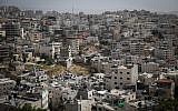 View of the Arab neighborhood of Silwan, in East Jerusalem, May 27, 2015. (Nati Shohat/Flash90)