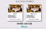 Israeli startup Pruvo seeks to make hotel booking even cheaper by tracking prices (Courtesy)