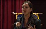 New York Assemblywoman Nily Rozic. (YouTube screenshot)