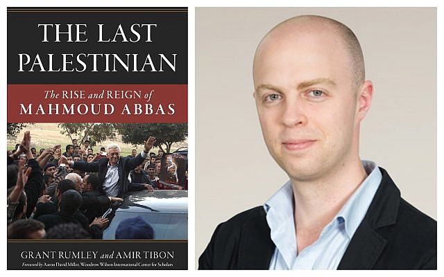 Journalist Amir Tibon and his book, 'The Last Palestinian.' (Courtesy)