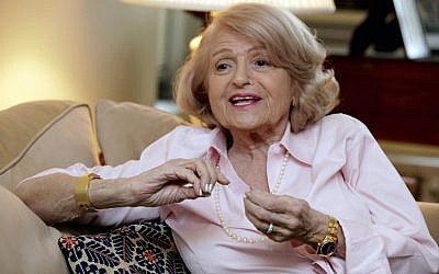 Edith Windsor speaks during an interview in her New York City apartment on December 12, 2012. (AP/Richard Drew, File)