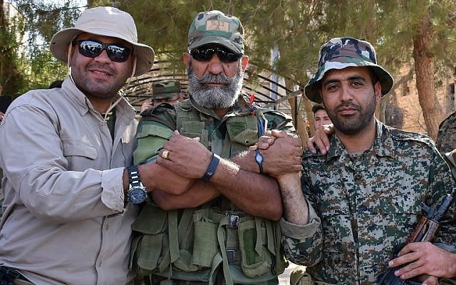 This file photo taken on September 10, 2017, shows Issam Zahreddine (C), a major general in the Syrian Republican Guard, in the eastern city of Deir Ezzor. (AFP Photo/George Ourfalian) This file photo taken on September 10, 2017, shows Issam Zahreddine (C), a major general in the Syrian Republican Guard, in the eastern city of Deir Ezzor. (AFP Photo/George Ourfalian)