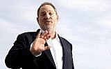 Harvey Weinstein, posing during a photocall in Cannes, southeastern France, October 5, 2015. (AFP/Valery Hache/File)