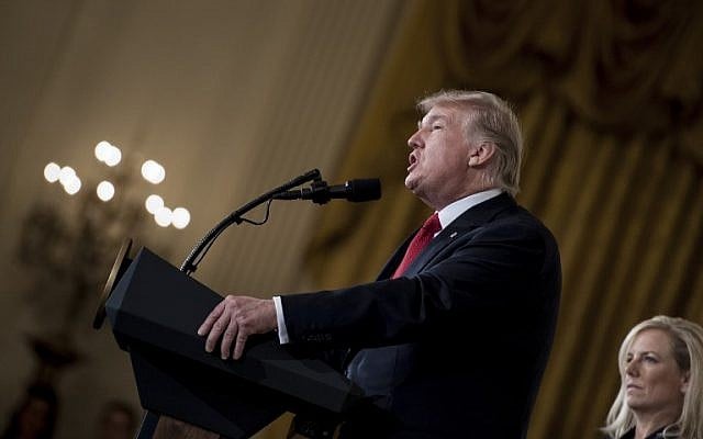US President Donald Trump nominates Kirstjen Nielsen to be next US Secretary of Homeland Security in the East Room of the White House October 12, 2017 in Washington, DC.(AFP PHOTO / Brendan Smialowski) US President Donald Trump nominates Kirstjen Nielsen to be next US Secretary of Homeland Security in the East Room of the White House October 12, 2017 in Washington, DC.(AFP PHOTO / Brendan Smialowski)