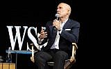 Film producer Jeffrey Katzenberg speaks at The Wall Street Journal's three-day D.Live technology conference in Laguna Beach, California, October 16, 2017. (AFP/Glenn CHAPMAN)