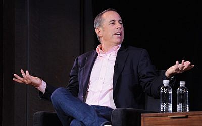 Jerry Seinfeld speaks onstage during the 2017 New Yorker Festival at New York Society for Ethical Culture in New York City on October 6, 2017. (Craig Barritt/Getty Images for The New Yorker/AFP)