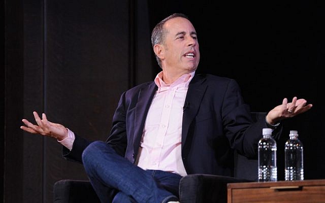 Jerry Seinfeld speaks onstage during the 2017 New Yorker Festival at New York Society for Ethical Culture in New York City on October 6, 2017. (Craig Barritt/Getty Images for The New Yorker/AFP) Jerry Seinfeld speaks onstage during the 2017 New Yorker Festival at New York Society for Ethical Culture in New York City on October 6, 2017. (Craig Barritt/Getty Images for The New Yorker/AFP)