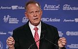 Roy Moore, GOP Senate candidate and former chief justice on the Alabama Supreme Court speaks during the annual Family Research Council's Values Voter Summit at the Omni Shorham Hotel on October 13, 2017 in Washington, DC.  (Mark Wilson/Getty Images/AFP)