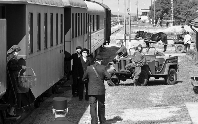 A scene from the film '1945.' (Courtesy of Menemsha Films/via JTA)