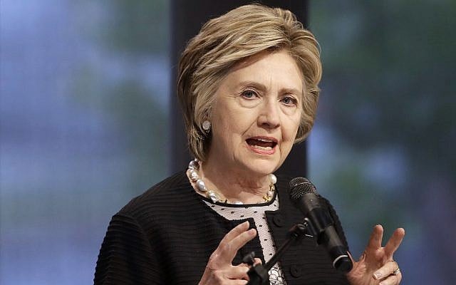 In this June 5, 2017 photo, former Secretary of State Hillary Clinton speaks in Baltimore. (AP Photo/Patrick Semansky) In this June 5, 2017 photo, former Secretary of State Hillary Clinton speaks in Baltimore. (AP Photo/Patrick Semansky)