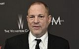 In this file photo from January 8, 2017, Harvey Weinstein arrives at The Weinstein Company and Netflix Golden Globes afterparty in Beverly Hills, California.
(Photo by Chris Pizzello/Invision/AP, File)