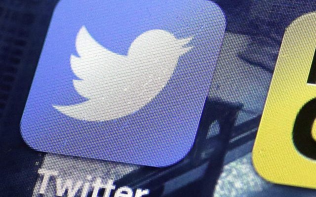 Illustrative photo of the Twitter app on an iPhone screen, October 18, 2013. (AP/Richard Drew) Illustrative photo of the Twitter app on an iPhone screen, October 18, 2013. (AP/Richard Drew)