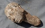 This undated photo released by the Egyptian Ministry of Antiquities shows a wooden head believed to depict Ankhesenpepi II, the mother of King Pepi II of the 6th dynasty who ascended to the throne at the age of six, that was was found in the district of Saqqara, near the ancient Pyramids of Giza during excavation work, the Egyptian the Antiquities Ministry said Wednesday, Oct. 18, 2017. (Egyptian Ministry of Antiquities via AP)