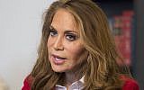 Conservative blogger Pamela Geller speaks during an interview at The Associated Press in New York, May 7, 2015. (AP Photo/Mark Lennihan, File)