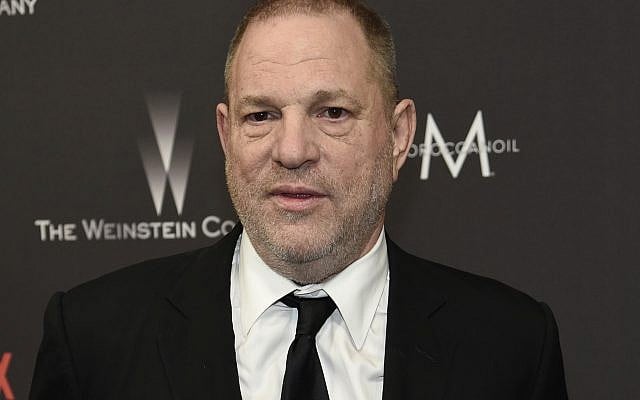 Harvey Weinstein arrives at The Weinstein Company and Netflix Golden Globes after-party in Beverly Hills, California, January 8, 2017. (Chris Pizzello/Invision/AP, File) Harvey Weinstein arrives at The Weinstein Company and Netflix Golden Globes after-party in Beverly Hills, California, January 8, 2017. (Chris Pizzello/Invision/AP, File)