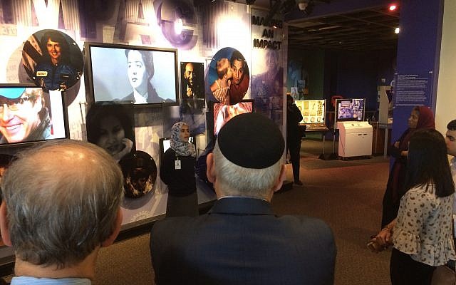 Members of the Muslim Jewish Advisory Council are welcomed to the Arab American National Museum in Dearborn, Michigan on Tuesday, Oct. 3, 2017. (AP Photo/Jeff Karoub) Members of the Muslim Jewish Advisory Council are welcomed to the Arab American National Museum in Dearborn, Michigan on Tuesday, Oct. 3, 2017. (AP Photo/Jeff Karoub)