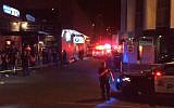 Screen capture from video of the aftermath of what Canadian police were treating as a terror-related incident in Edmonton, October 1, 2017. (YouTube/Garry Walker)