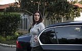 Culture Minister Miri Regev arrives at a press conference in Jerusalem, May 8, 2016. (Photo by Hadas Parush/Flash90)