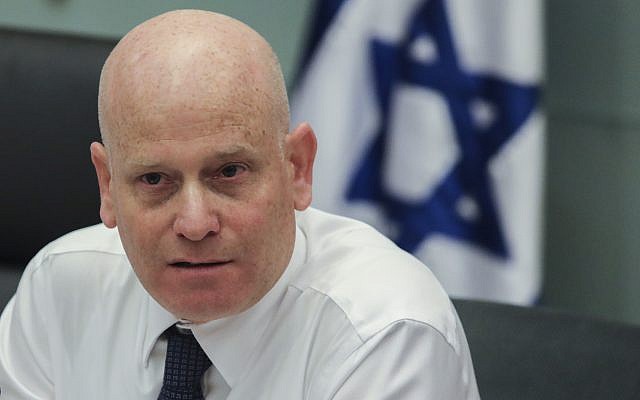 Knesset legal adviser attorney Eyal Yinon attends a Constitution, Law, and Justice, Committee meeting in the Knesset, November 22, 2016. (Isaac Harari/Flash90) Knesset legal adviser attorney Eyal Yinon attends a Constitution, Law, and Justice, Committee meeting in the Knesset, November 22, 2016. (Isaac Harari/Flash90)