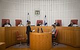 The Supreme Court in session, illustrative (Hadas Parush/Flash90)