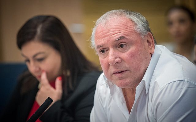 Likud MK David Amsalem leads the Interior Affairs Committee meeting at the Knesset in Jerusalem, on July 11, 2017. (Yonatan Sindel/Flash90) Likud MK David Amsalem leads the Interior Affairs Committee meeting at the Knesset in Jerusalem, on July 11, 2017. (Yonatan Sindel/Flash90)