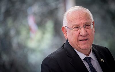 President Reuven Rivlin (Yonatan Sindel/Flash90)