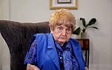 Holocaust survivor Eva Mozes Kor, who found self-empowerment when she forgave Josef Mengele, September 2017. (Screen capture: YouTube, Buzzfeed)