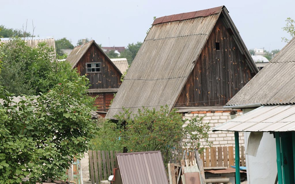 The village of Korostyshiv, where the Jewish journalist Haim Nahman Bialik wrote the epic poem about a pogrom  called  "A City of Slaughter." (Shmuel Bar-Am)