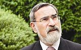 Former British chief rabbi Lord Jonathan Sacks (United Synagogue via JTA)