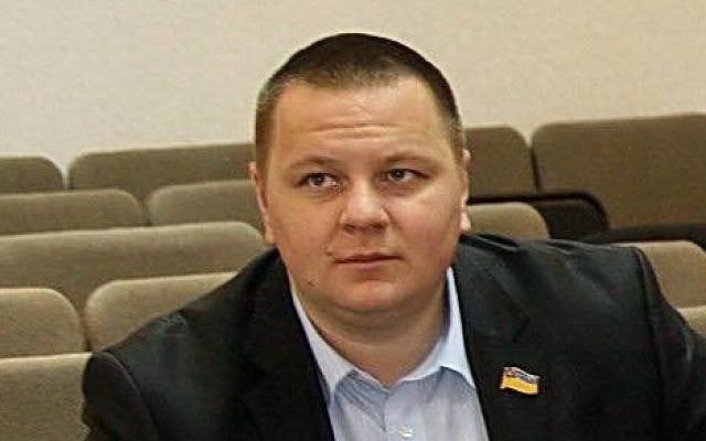 Volodymyr Bazelyuk, head of the Vinnitsa branch of the Ukrainian nationalist party Svoboda ('Freedom'). (Facebook) Volodymyr Bazelyuk, head of the Vinnitsa branch of the Ukrainian nationalist party Svoboda ('Freedom'). (Facebook)