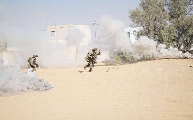 IDF and Cypriot National Guard soldiers take part in a joint exercise at the Israeli army's Tzeelim training base in southern Israel on October 25, 2017. (Israel Defense Forces) IDF and Cypriot National Guard soldiers take part in a joint exercise at the Israeli army's Tzeelim training base in southern Israel on October 25, 2017. (Israel Defense Forces)