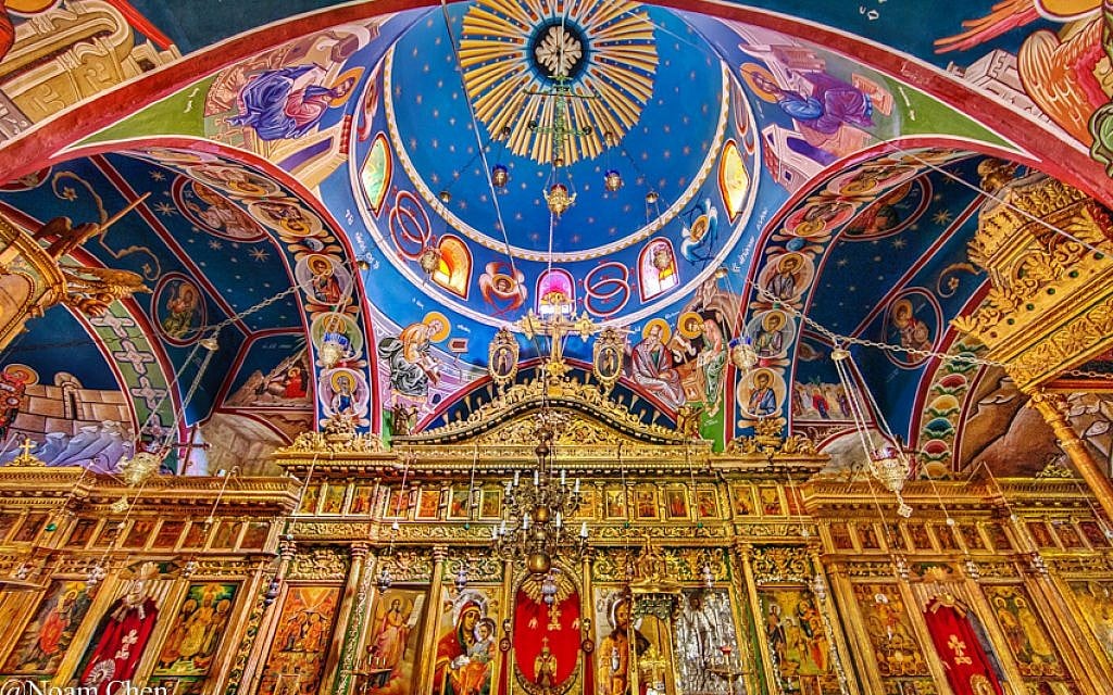 A feast to the eye, inside the Church of St. John the Baptist.