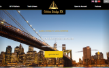 A screenshot of the Golden Bridge Forex website on October 3, 2017 (Screenshot)
