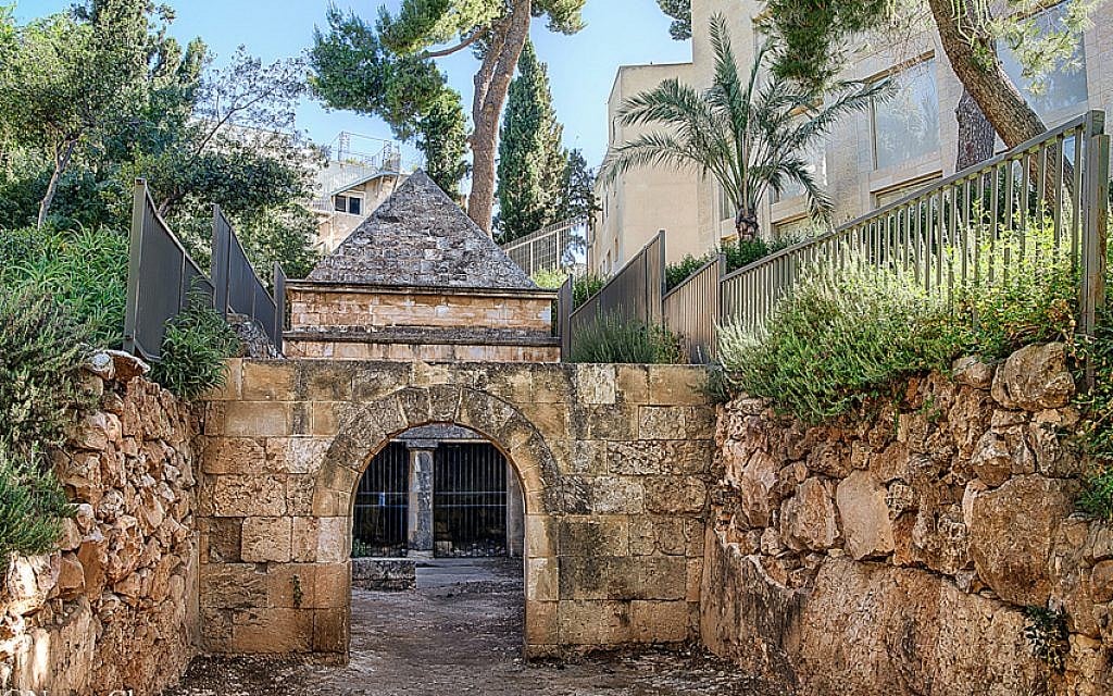 Nestled among the modern buildings of the Rehavia neighborhood, Jason’s Tomb.
