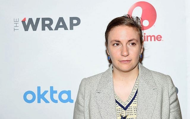 Actress Lena Dunham attends TheWrap Power Women Breakfast at 10 On The Park on June 9, 2016 in New York City. (Ben Gabbe/Getty Images via JTA) Actress Lena Dunham attends TheWrap Power Women Breakfast at 10 On The Park on June 9, 2016 in New York City. (Ben Gabbe/Getty Images via JTA)