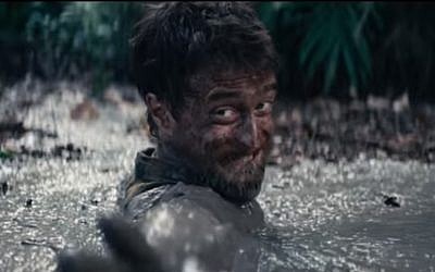 Harry Potter star Daniel Radcliffe in a scene from 'Jungle' about real-life Israeli Yossi Ghinsberg, who got lost in the Bolivian jungle. (Youtube screenshot)