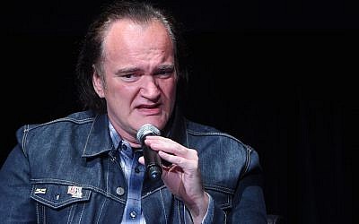 Quentin Tarantino speaks onstage during the panel for the 'Reservoir Dogs' screening during 2017 Tribeca Film Festival on April 28, 2017 in New York City. (Jamie McCarthy/Getty via JTA)