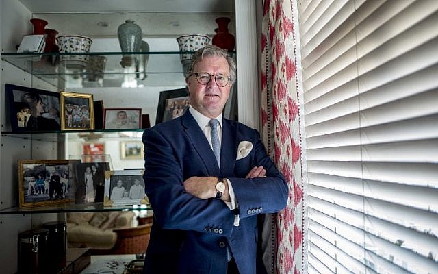 Roderick Francis Arthur Balfour, "The fifth Lord Balfour" poses for a photograph in his flat in west London on October 28, 2017. (AFP Photo/Tolga Akmen) Roderick Francis Arthur Balfour, "The fifth Lord Balfour" poses for a photograph in his flat in west London on October 28, 2017. (AFP Photo/Tolga Akmen)