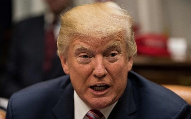 US President Donald Trump speaks at a meeting with business leaders on tax reform at the White House in Washington, DC, October 31, 2017. (AFP/NICHOLAS KAMM) US President Donald Trump speaks at a meeting with business leaders on tax reform at the White House in Washington, DC, October 31, 2017. (AFP/NICHOLAS KAMM)