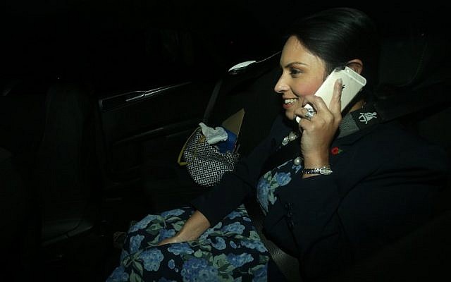Britain's International Development Secretary Priti Patel arrives at 10 Downing Street in London on November 8, 2017, (AFP/Daniel LEAL-OLIVAS) Britain's International Development Secretary Priti Patel arrives at 10 Downing Street in London on November 8, 2017, (AFP/Daniel LEAL-OLIVAS)