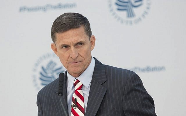 This file photo taken on January 10, 2017, shows former White House national security advisor Michael Flynn at a conference in Washington, DC. (AFP Photo/Chris Kleponis) This file photo taken on January 10, 2017, shows former White House national security advisor Michael Flynn at a conference in Washington, DC. (AFP Photo/Chris Kleponis)