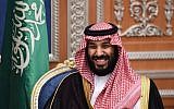 Saudi Crown Prince Mohammed bin Salman attends a meeting with Lebanon's Christian Maronite patriarch on November 14, 2017, in Riyadh. (AFP/ Fayez Nureldine)
