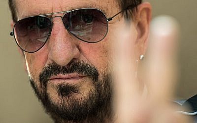 This file photo taken on September 14, 2017 shows British musician and former Beatles member Ringo Starr posing for a photograph in London. (AFP PHOTO / CHRIS J RATCLIFFE)