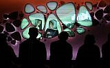 Visitors go through an exhibit on the Old Testament at Museum of the Bible November 15, 2017 in Washington, DC. The 430,000-square-foot museum, with a purpose to invite people to engage with the Bible, will be opened to the public on November 17, 2017.  ( Alex Wong/Getty Images/AFP)