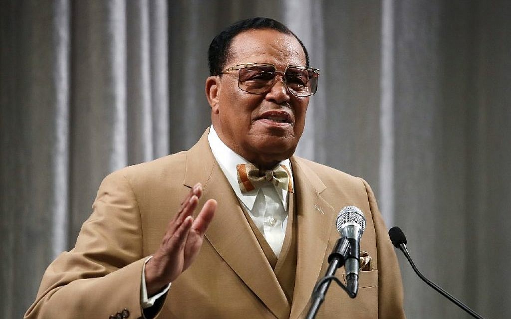Nation of Islam Minister Louis Farrakhan delivers a speech and talks about US President Donald Trump, at the Watergate Hotel, on November 16, 2017 in Washington, DC. Mark Wilson/Getty Images/AFP) Nation of Islam Minister Louis Farrakhan delivers a speech and talks about US President Donald Trump, at the Watergate Hotel, on November 16, 2017 in Washington, DC. Mark Wilson/Getty Images/AFP)