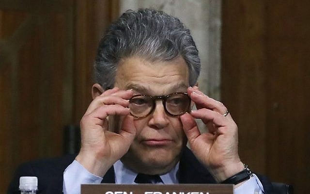 Sen. Al Franken participates in a Senate Energy and Natural Resources Committee hearing on hurricane recovery efforts in Puerto Rico and US Virgin Islands, on Capitol Hill November 14, 2017 in Washington, DC. (Mark Wilson/Getty Images/AFP) Sen. Al Franken participates in a Senate Energy and Natural Resources Committee hearing on hurricane recovery efforts in Puerto Rico and US Virgin Islands, on Capitol Hill November 14, 2017 in Washington, DC. (Mark Wilson/Getty Images/AFP)