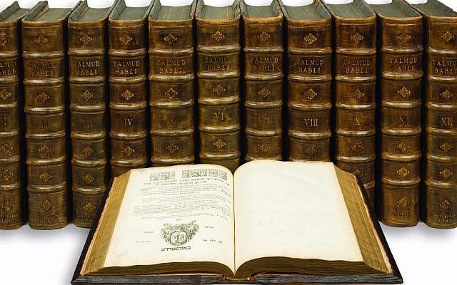 Illustrative: A 12-volume set of Babylonian Talmud with commentaries, printed in Amsterdam by Immanuel Benveniste, 1644-47 (Kestenbaum & Company) Illustrative: A 12-volume set of Babylonian Talmud with commentaries, printed in Amsterdam by Immanuel Benveniste, 1644-47 (Kestenbaum & Company)