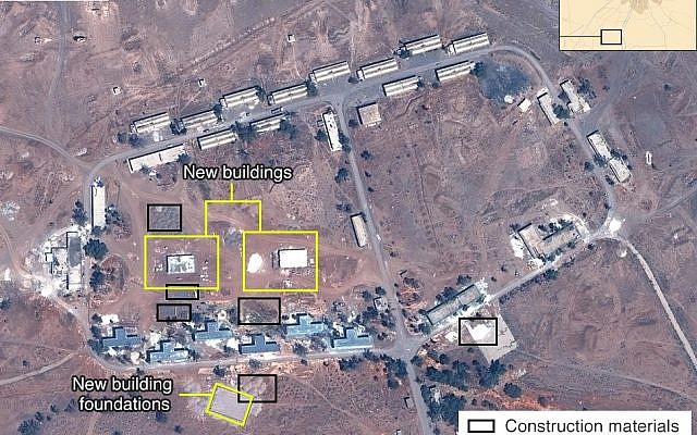 Satellite image of alleged Iranian base in Syria (Airbus, Digital Globe and McKenzie Intelligence Services/BBC) Satellite image of alleged Iranian base in Syria (Airbus, Digital Globe and McKenzie Intelligence Services/BBC)