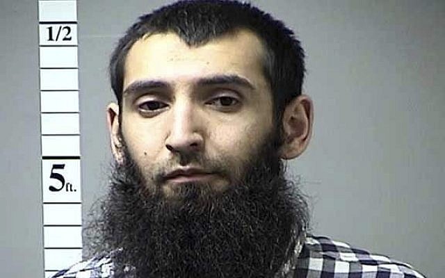 Sayfullo Saipov, in an undated photo. (St. Charles County, Mo. Department of Corrections/KMOV via AP) Sayfullo Saipov, in an undated photo. (St. Charles County, Mo. Department of Corrections/KMOV via AP)